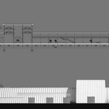 ARCHESIA-Car Centre Section-Elevation